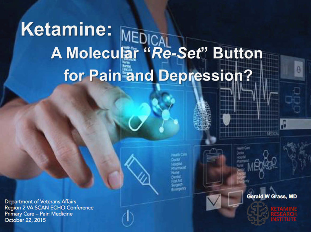 Ketamine A Molecular Reset Botton for Chronic Pain and Depression