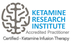 Ketamine Physicians, Accredited Practitioner Certified Ketamine Infusion Therapy logo with Doctor Grass Sarasota Florida