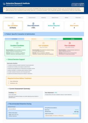 Ketamine Infusion Training for Clinicians-APA/ASA/FSMB Compliant